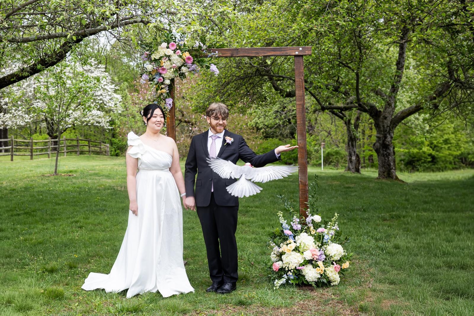Wedding at the John James Audubon Center in Audubon, Montgomery County